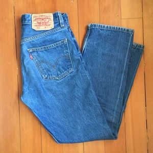 Vintage medium wash Levi’s 501s